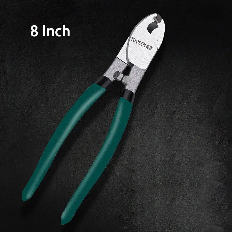 Cable Cutter 6/8/10 Inch Multifunctional Electrician Pliers Stripping Cutting Hand Tools Wire and Tool Manual