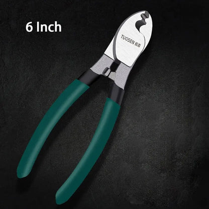 Cable Cutter 6/8/10 Inch Multifunctional Electrician Pliers Stripping Cutting Hand Tools Wire and Tool Manual