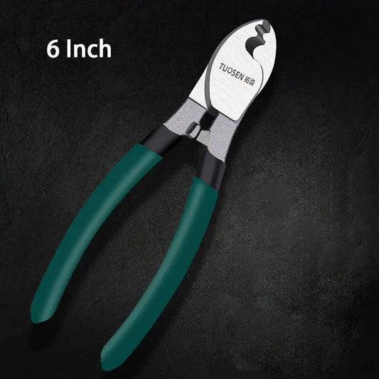 Cable Cutter 6/8/10 Inch Multifunctional Electrician Pliers Stripping Cutting Hand Tools Wire and Tool Manual