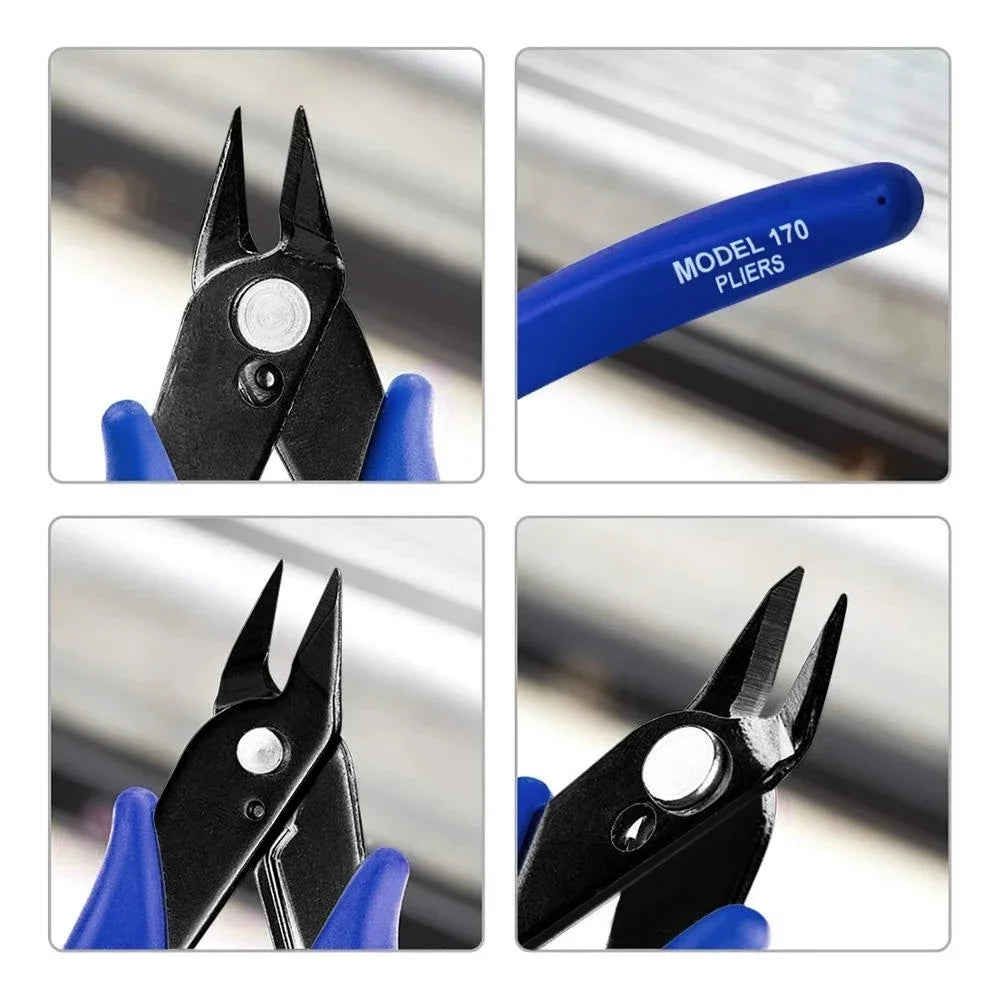 Aokin1Pc 170 Universal Pliers DIY Electronic Diagonal Side Cutting Nippers Wire Cable Cutter 3D Printer Parts Hand Tools