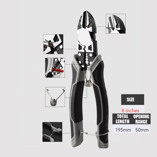 Universal Multifunctional Diagonal Pliers Needle Nose Pliers Hardware Tools Universal Wire Cutters Electrician Wire Pliers