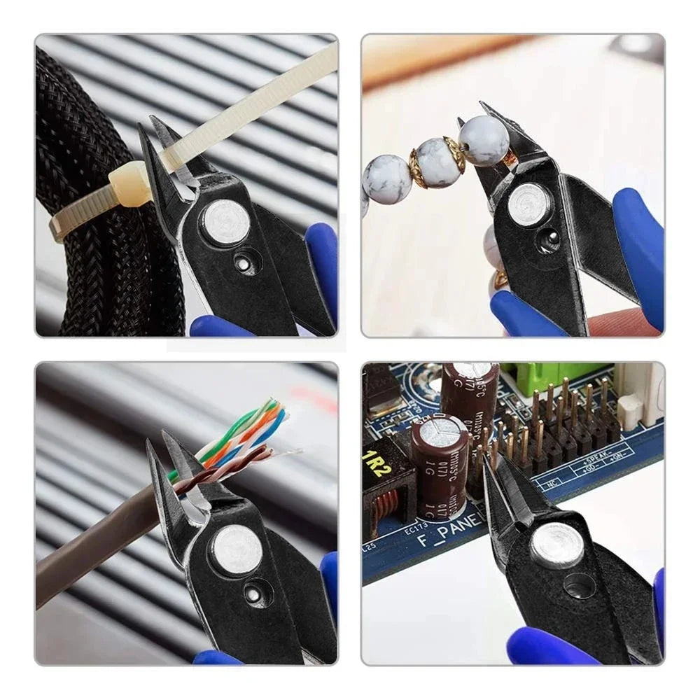 Aokin1Pc 170 Universal Pliers DIY Electronic Diagonal Side Cutting Nippers Wire Cable Cutter 3D Printer Parts Hand Tools