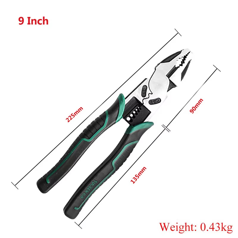 Universal Multifunctional Diagonal Pliers Needle Nose Pliers Hardware Tools Universal Wire Cutters Electrician Wire Pliers