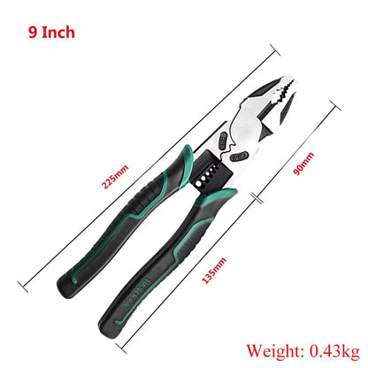 Universal Multifunctional Diagonal Pliers Needle Nose Pliers Hardware Tools Universal Wire Cutters Electrician Wire Pliers